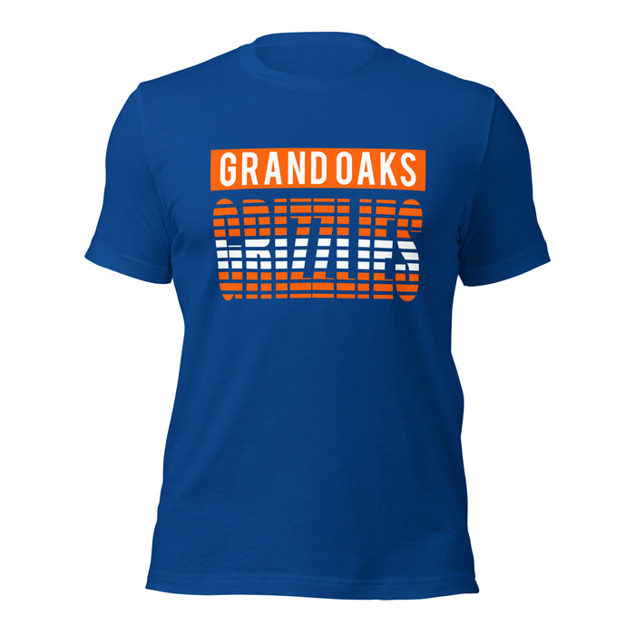 Grand Oaks High School Grizzlies Premium Royal Unisex T-shirt 35