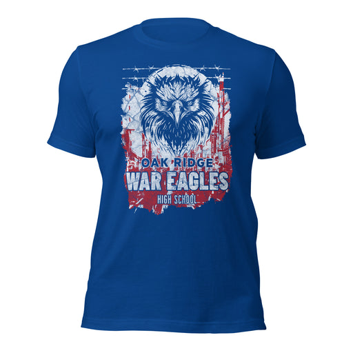 Oak Ridge High School War Eagles Royal Blue Premium Unisex T-shirt 202