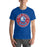 Man wearing Oak Ridge High School War Eagles Royal Blue Premium Unisex T-shirt 215