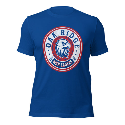 Oak Ridge High School War Eagles Royal Blue Premium Unisex T-shirt 220