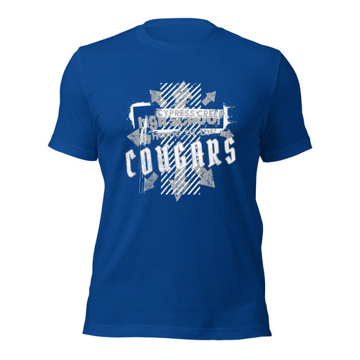 Cypress Creek High School Cougars Royal Blue Premium Unisex T-shirt 210