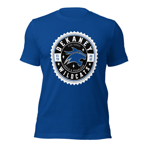 Dekaney High School Wildcats Royal Blue Premium Unisex T-shirt 203