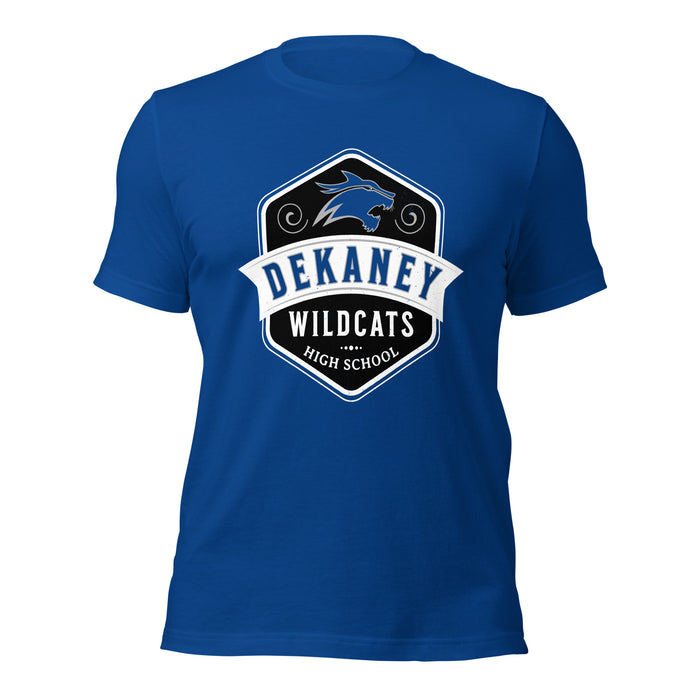 Dekaney High School Wildcats Royal Blue Premium Unisex T-shirt 209