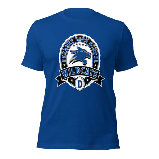 Dekaney High School Wildcats Royal Blue Premium Unisex T-shirt 212