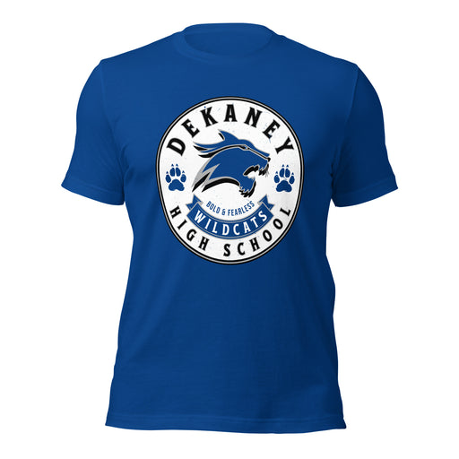 Dekaney High School Wildcats Royal Blue Premium Unisex T-shirt 215