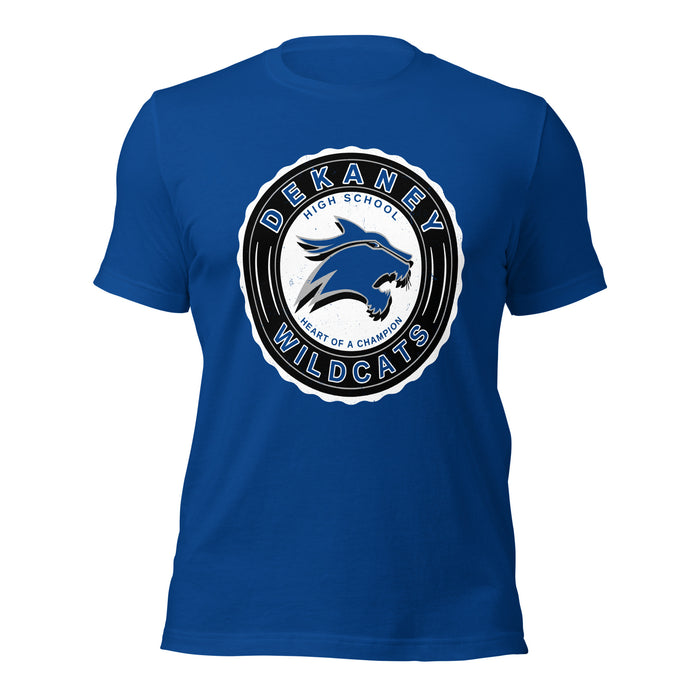 Dekaney High School Wildcats Royal Blue Premium Unisex T-shirt 216