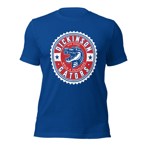 Dickinson High School Gators Royal Blue Premium Unisex t-shirt 203