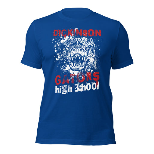 Dickinson High School Gators Royal Blue Premium Unisex t-shirt 205