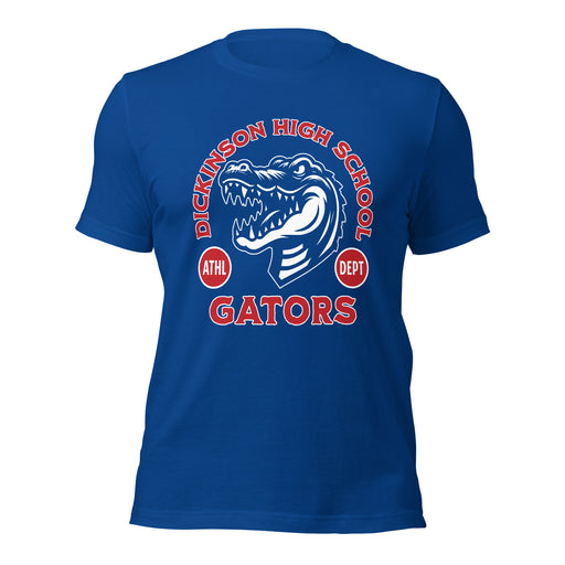 Dickinson High School Gators Royal Blue Premium Unisex t-shirt 208