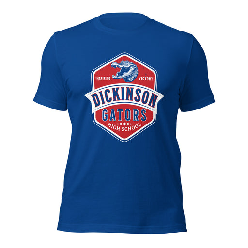 Dickinson High School Gators Royal Blue Premium Unisex t-shirt 209