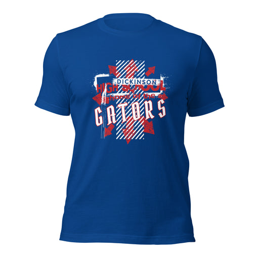 Dickinson High School Gators Royal Blue Premium Unisex t-shirt 210