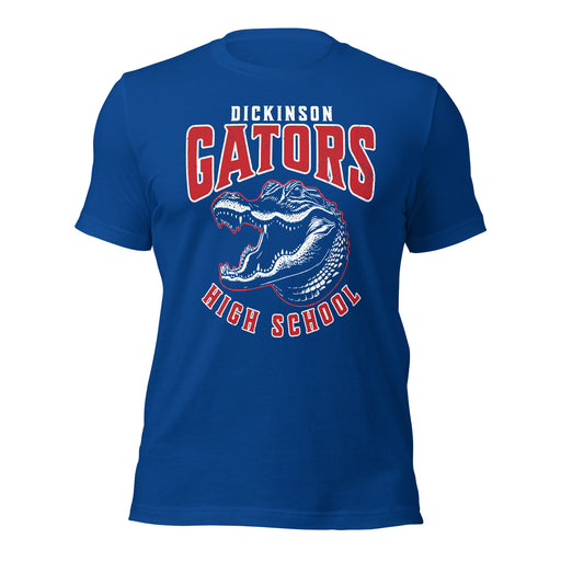 Dickinson High School Gators Royal Blue Premium Unisex t-shirt 213