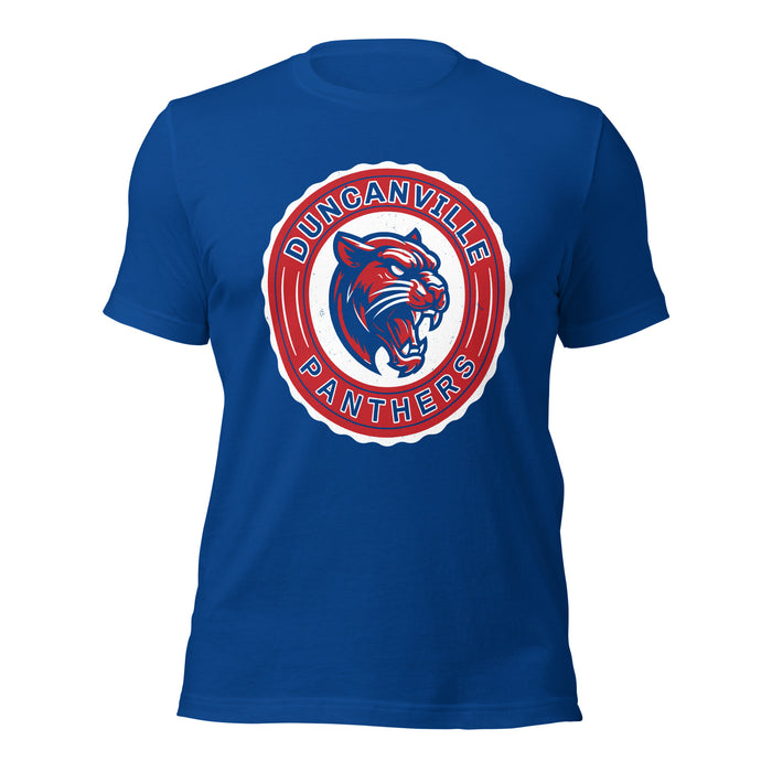 Duncanville High School Panthers Royal Blue Premium Unisex T-shirt 216