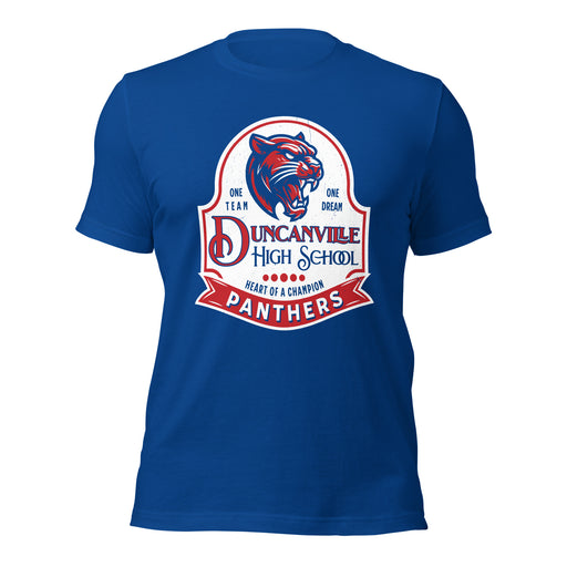 Duncanville High School Panthers Royal Blue Premium Unisex T-shirt 219