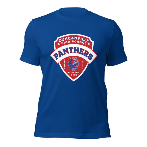 Duncanville High School Panthers Royal Blue Premium Unisex T-shirt 221