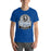 Man wearing Hebron High School Hawks Royal Blue Premium Unisex T-shirt 219