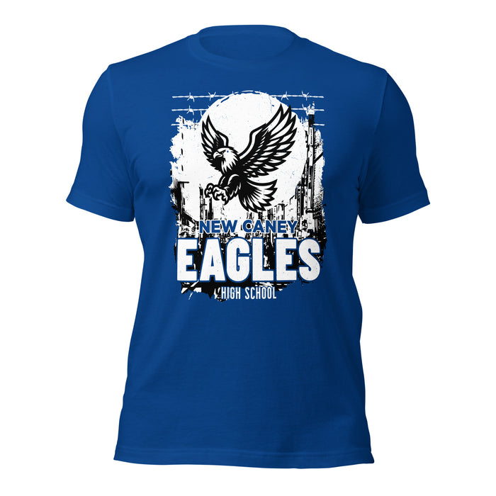 New Caney High School Eagles Royal Blue Premium Unisex T-shirt 202