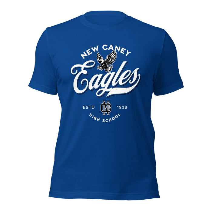 New Caney High School Eagles Royal Blue Premium Unisex T-shirt 226