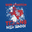 Close-up view of Sam Houston High School Texans Royal Blue Premium Unisex T-shirt 205