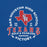 Close-up view of Sam Houston High School Texans Royal Blue Premium Unisex T-shirt 206