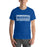 Man wearing St. Frederick High School Warriors Royal Blue Premium Unisex T-shirt 049