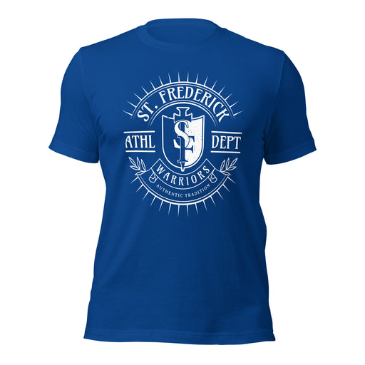 St. Frederick High School Warriors Royal Blue Premium Unisex T-shirt 201