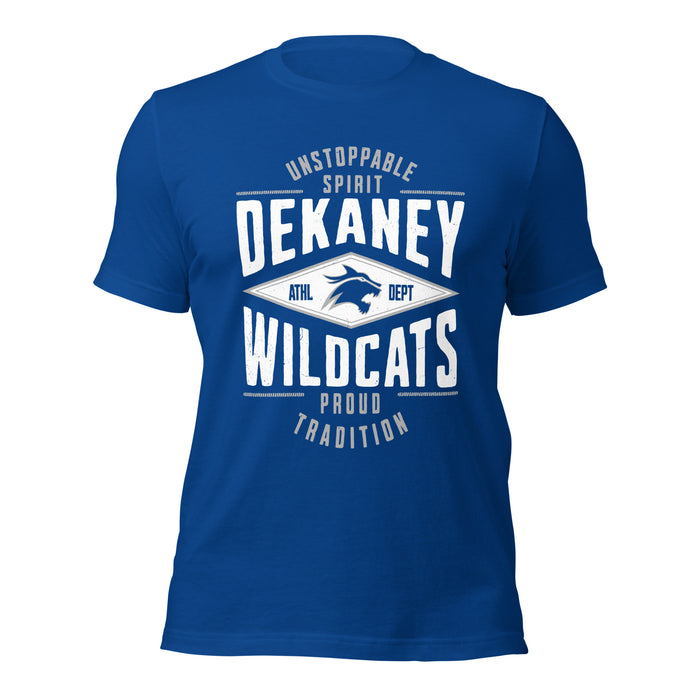 Dekaney High School Wildcats Royal Blue Premium Unisex T-shirt 210