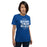 WOman wearing Dekaney High School Wildcats Royal Blue Premium Unisex T-shirt 210