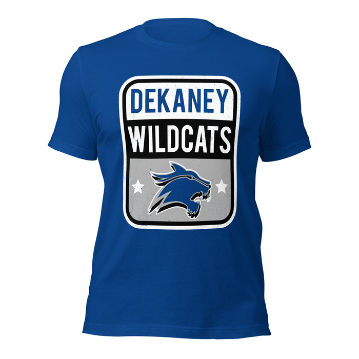 Dekaney High School Wildcats Royal Blue Premium Unisex T-shirt 001