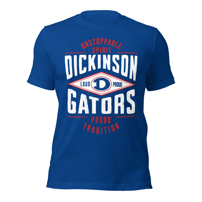 Dickinson High School Gators Royal Blue Premium Unisex t-shirt 210