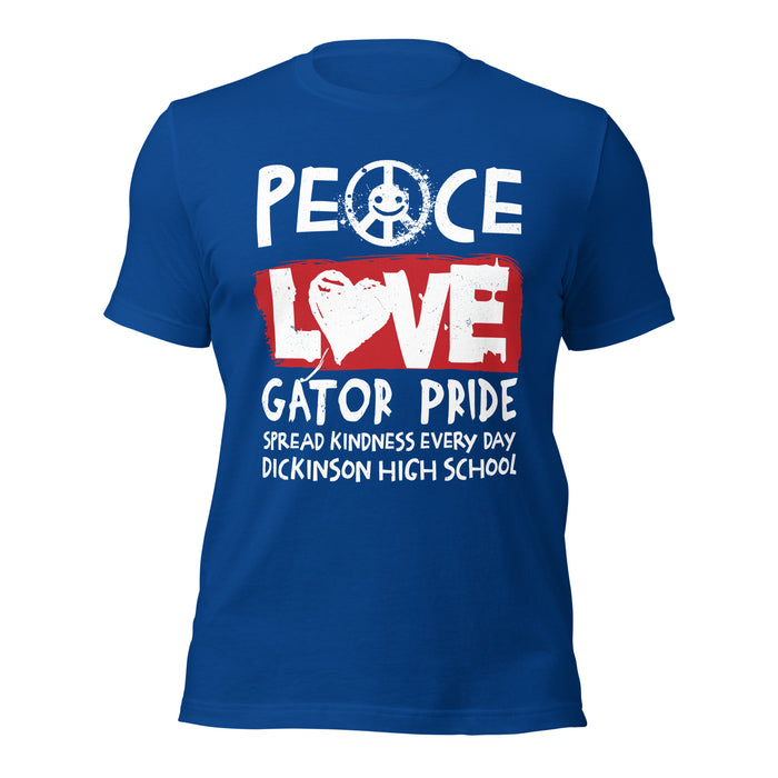 Dickinson High School Gators Royal Blue Premium Unisex t-shirt 240