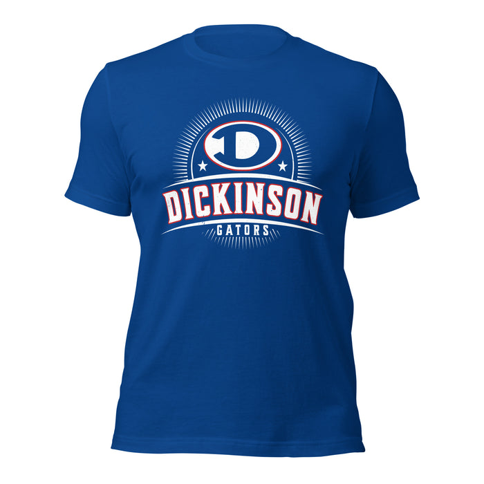 Dickinson High School Gators Royal Blue Premium Unisex t-shirt 221