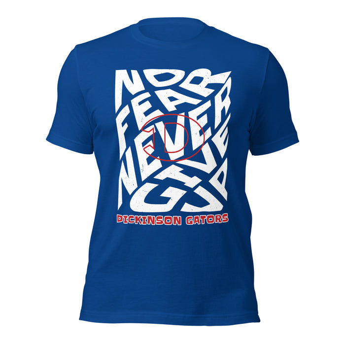 Dickinson High School Gators Royal Blue Premium Unisex t-shirt 236