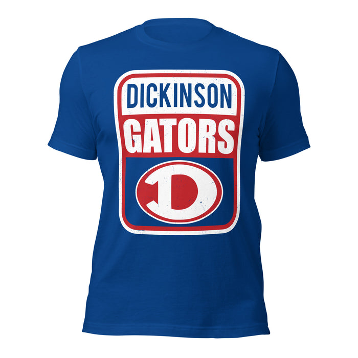 Dickinson High School Gators Royal Blue Premium Unisex t-shirt 001
