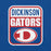 Close-up view of Dickinson High School Gators Royal Blue Premium Unisex t-shirt 001