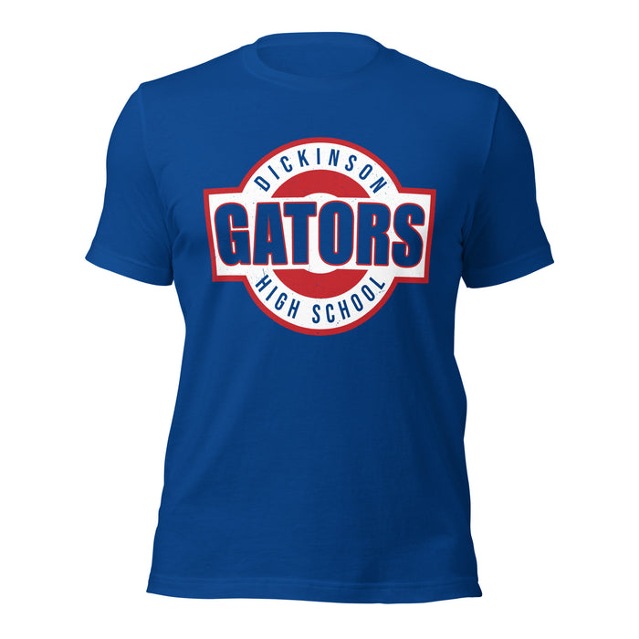 Dickinson High School Gators Royal Blue Premium Unisex t-shirt 011