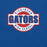 Close-up view of Dickinson High School Gators Royal Blue Premium Unisex t-shirt 011