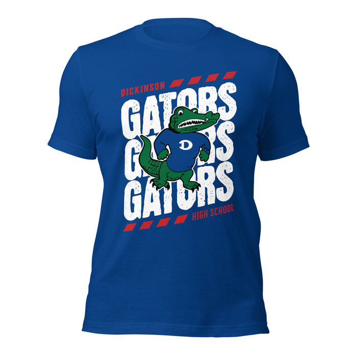 Dickinson High School Gators Royal Blue Premium Unisex t-shirt 223