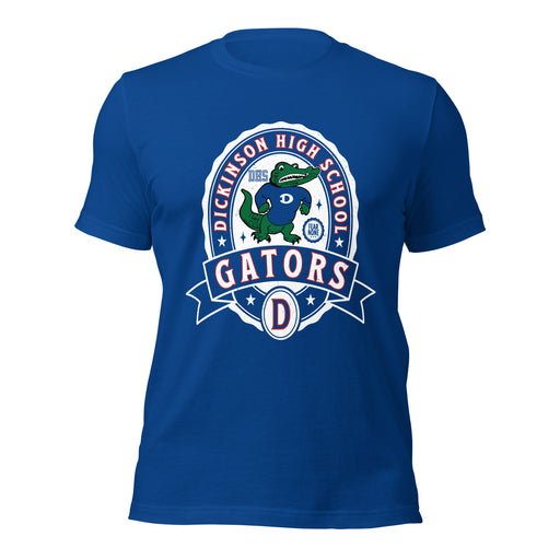 Dickinson High School Gators Royal Blue Premium Unisex t-shirt 212