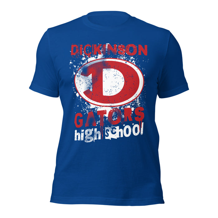 Dickinson High School Gators Royal Blue Premium Unisex t-shirt 205