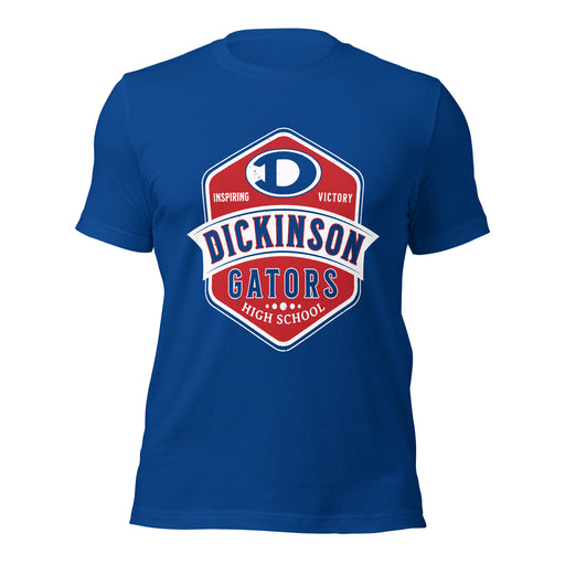 Dickinson High School Gators Royal Blue Premium Unisex t-shirt 209