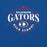 Close-up view of Dickinson High School Gators Royal Blue Premium Unisex t-shirt 211