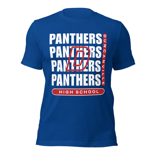 Duncanville High School Panthers Royal Blue Premium Unisex T-shirt 235