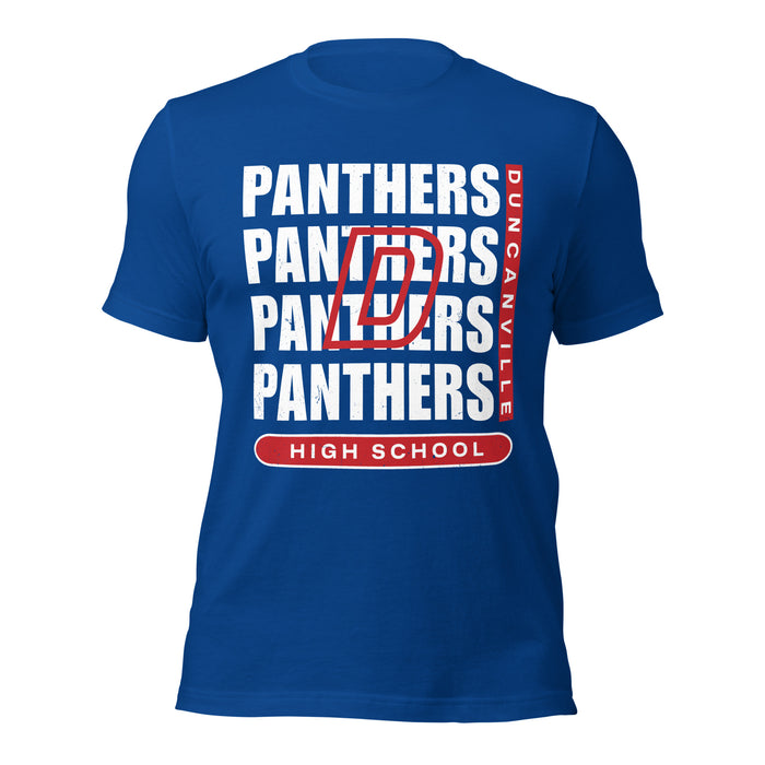Duncanville High School Panthers Royal Blue Premium Unisex T-shirt 235