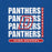 Close-up view of Duncanville High School Panthers Royal Blue Premium Unisex T-shirt 235