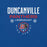 Close-up view of Duncanville High School Panthers Royal Blue Premium Unisex T-shirt 003