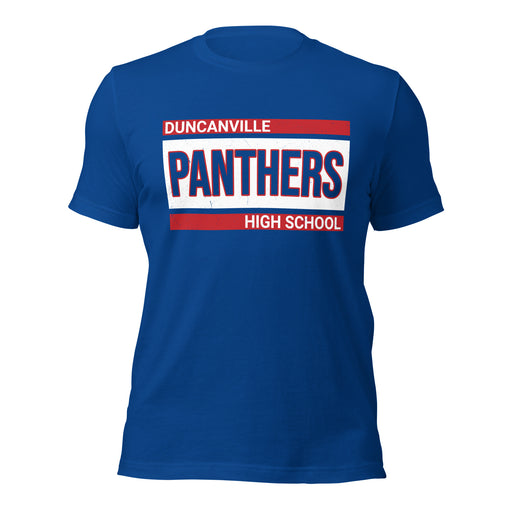 Duncanville High School Panthers Royal Blue Premium Unisex T-shirt 098
