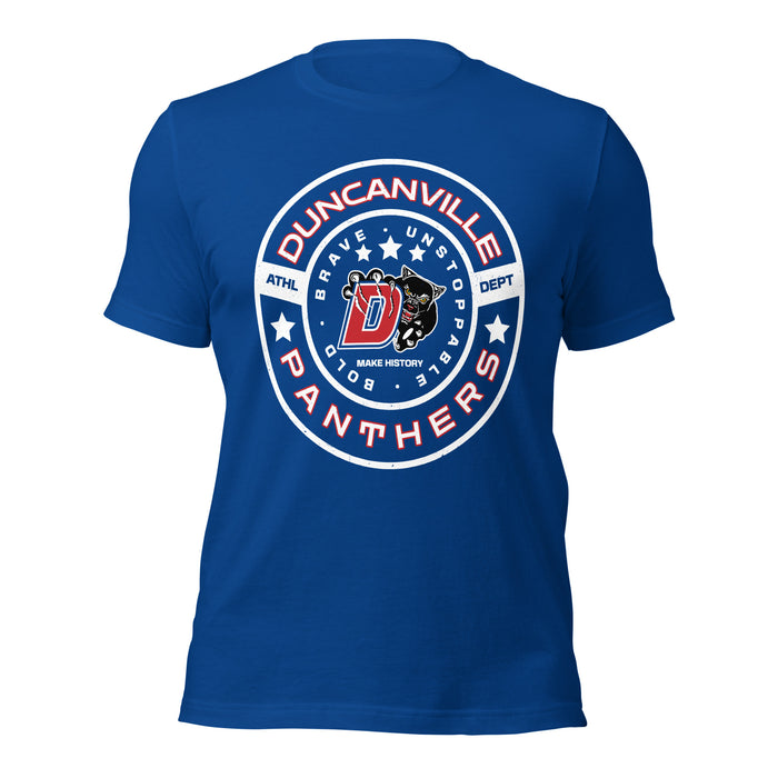 Duncanville High School Panthers Royal Blue Premium Unisex T-shirt 239