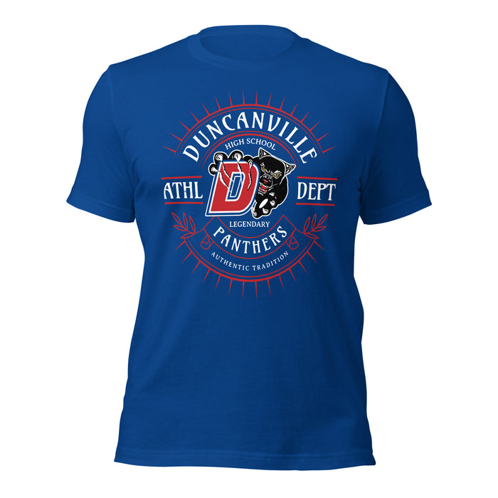 Duncanville High School Panthers Royal Blue Premium Unisex T-shirt 201