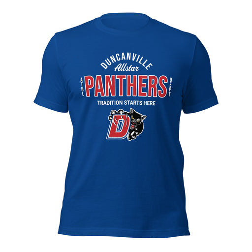 Duncanville High School Panthers Royal Blue Premium Unisex T-shirt 040
